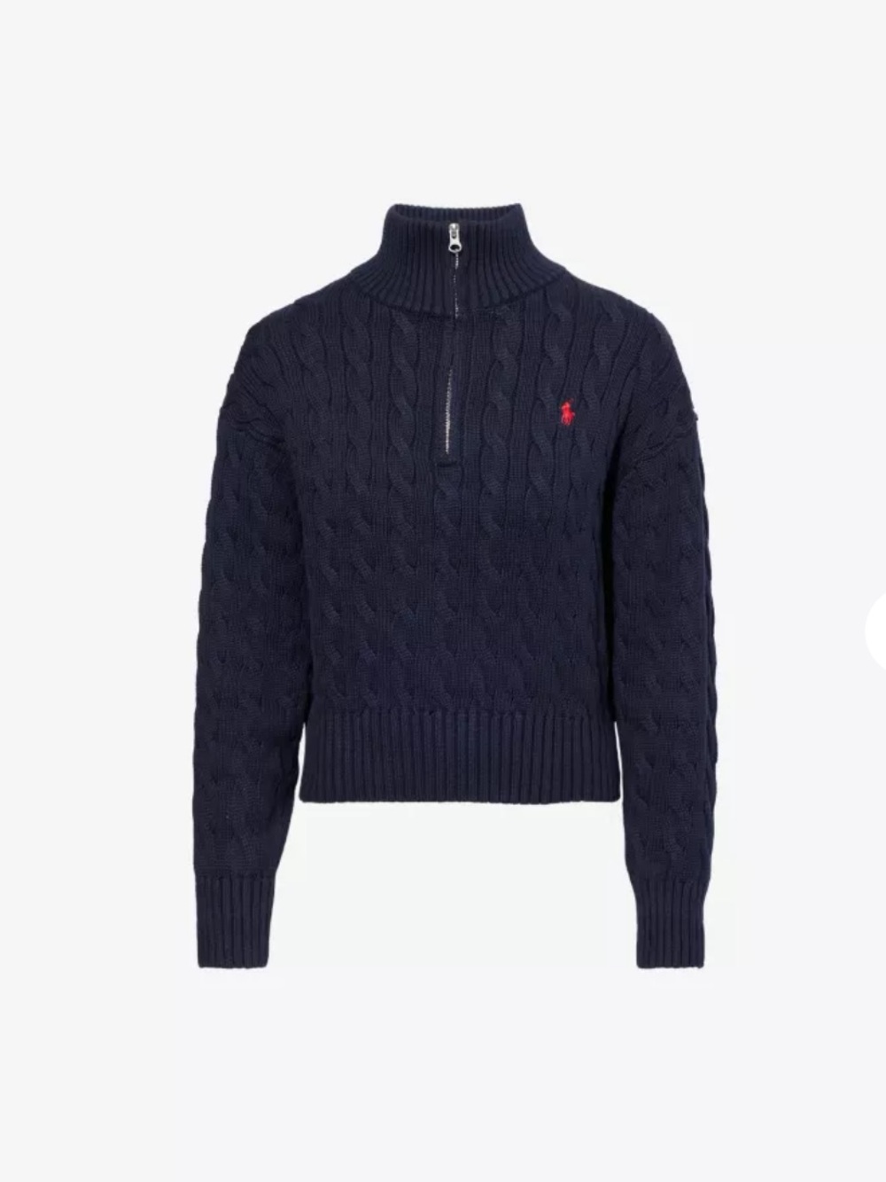 POLO RALPH LAUREN
Brand-Embroidery Cable-Knit Cotton Jumper